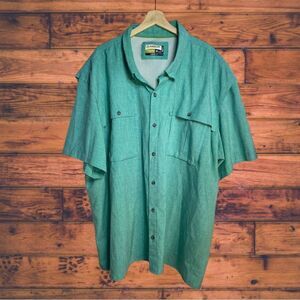 5 for $25🔥Magellan Outdoor Teal Fishing Outdoor Shirt 4XL